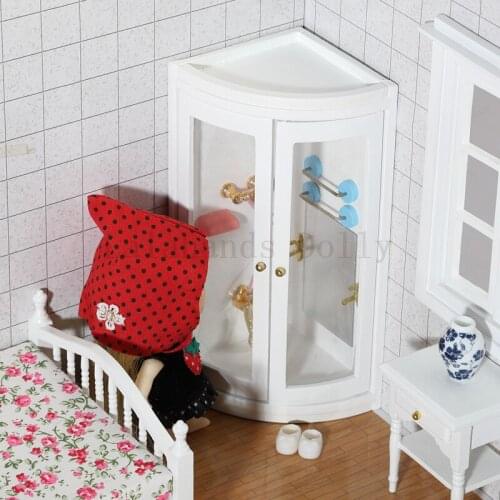 1:12 Doll House Miniature Bathroom Suit Model Furniture Decoration Play Doll House Accessories