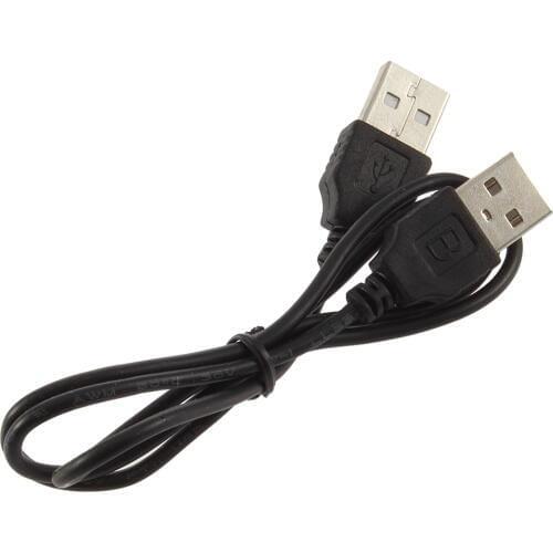 1pcs wholesale Black USB 2.0 Male To Male M/M Extension Connector Adapter Cable Cord Wire Wholesale