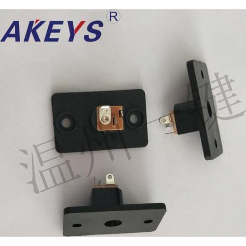 10 PCS DC-019A large panel DC power supply socket DC charging socket with screw hole massage chair charging socket