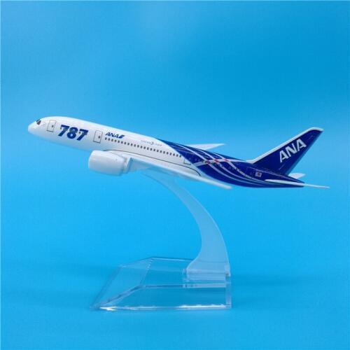 16cm 1:400 Scale Japan ANA Airlines Airplane Model Boeing B787 Diecast Zinc Alloy Metal Aircraft Model Collectible Decoration