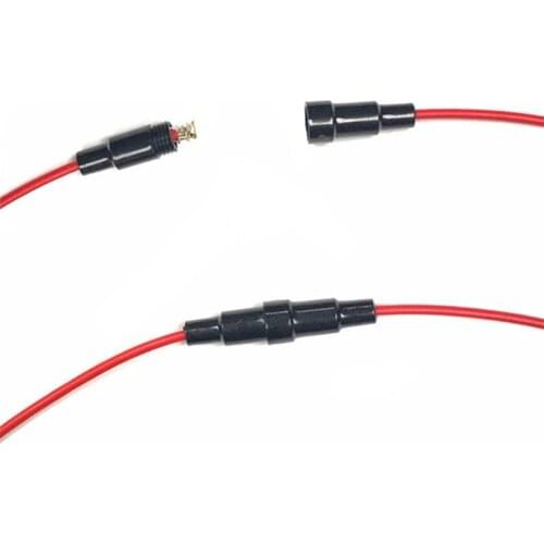 5/10 pcs/lot 5*20mm Fuse Wire Copper Connectors Insurance With Spring Socket Wire Circuit Breakers