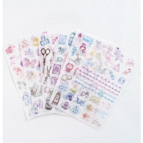 6 pcs/pack Cute Angel Decorative Stickers Adhesive Stickers DIY Decoration Diary Stationery Stickers Children Gift