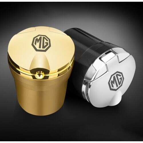 Car Interio accessories Car logo ashtray dedicated Cigarette Smoke Holder car ashtray for MG ZS 2017 2018 2019 Car Accessories