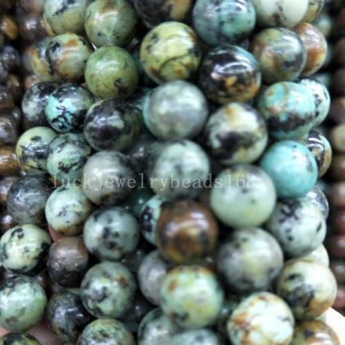 Free shipping Women Fashion Jewelry 10mm African Howlite Round Women Men Spacers Art Loose Beads 15.5" FG7931