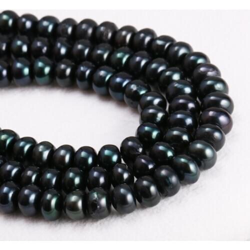 Natural Freshwater Pearls Beads High Quality 36 cm Punch Loose Beads for Jewelry Making DIY Women Necklace Bracelet 7-8 mm