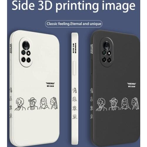 Little Happy Phone Case For Huawei Nova8 8Pro 8SE Nova 7 7Pro 7SE 6 6se 5 5Pro 5Z 5I 5Ipro 5T 4 4E Silicone Cover