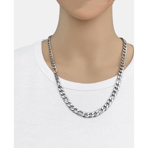 Long NK chain stitching necklace NK chain necklace titanium steel necklace for men and women clavicle chain necklace