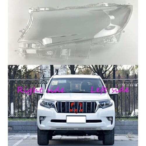 For Toyota Prado 2017 2018 Car Headlight cover Headlamp Lens Auto Shell Cover