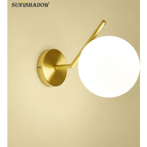 Art Decoration Led Wall Lamp Home Modern Wall Light for Living room Bedroom Dining room Kitchen Sconce Wall Led Lamp Copper Body