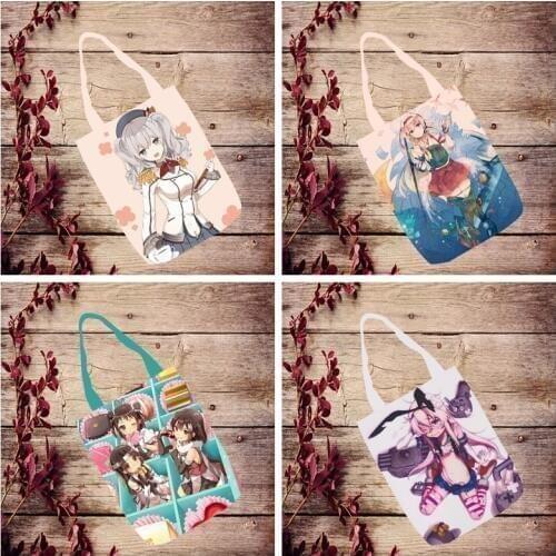 IVYYE Collection Series Fashion Anime Foldable Handbag Canvas Shopping Bag Casual Shoulder Bags Customized Tote Lady Girls New