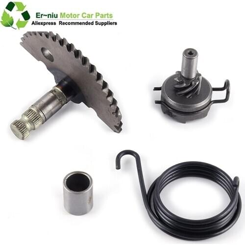Free shipping 50 80 100 cc GY6 139QMB 139QMA Engine Kick Start Gear Kits Spring Idle Gear Shaft QJ Keeway motorcycle atv part Q