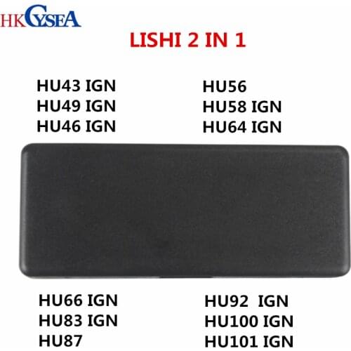 Original Lishi HU43 HU49 HU46 HU56 HU58 HU64 HU66 HU83 HU87 HU92 HU100 HU101 Locksmith Tools