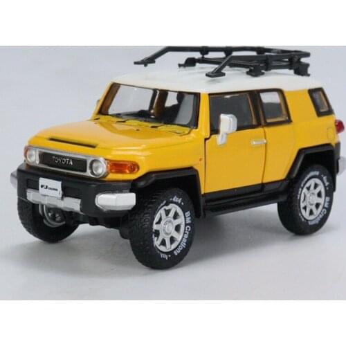 BMC 1/64 Scale Toyota FJ Cruiser XJ10 2015 Yellow Diecast car Model Toy