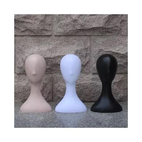 Fashionable High Level Female Plastic Mannequin Head Best Quality For Display Hat Wig