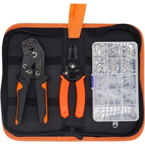 Crimping Tool Set SN-48B 270PCS/300PCS 2.8/4.8/6.3 Plug Terminal Crimper Pliers Wire Hand Tool Multifunctional Wire Stripper Kit