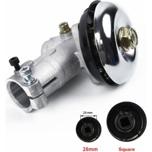 New Brush Cutter Trimmer Replacement 28mm Diam Square Tooth Rod Gearhead Gearbox Assembly Protective Cover Upper Lower Plate Nut