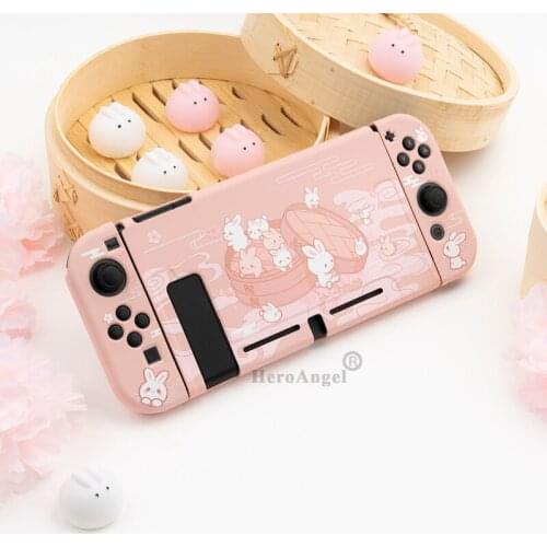 New TPU Soft Silicone Skin Case For Nintendo Switch Cute Cartoon Protective Back Cover Shell For Nintendo Switch NS Accessories