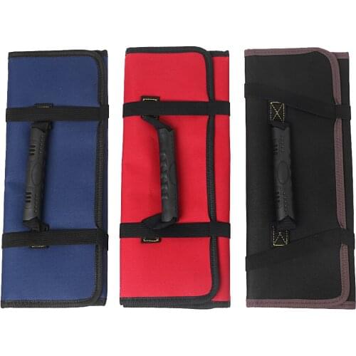 Portable Roll Up Tool Bag Storage Repairing Screwdriver Wrench Electrician Pouch