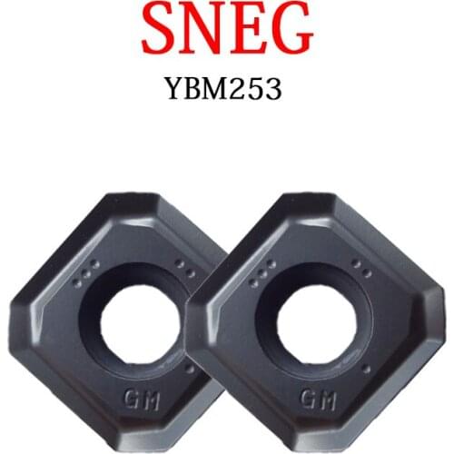 SNEG Blade SNEG12 1205ANR SNEG1205ANR SNEG1506ANR SNEG1205ANR-GM YBM253 For Steel Material Precision CNC Machine Milling Inserts
