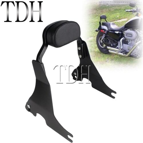 Motorcycle Sissy Bar Rear Passenger Backrest Sissybar For Harley Sportster XL 1200 883 72 48 Iron Forty Eight Nightster SuperLow
