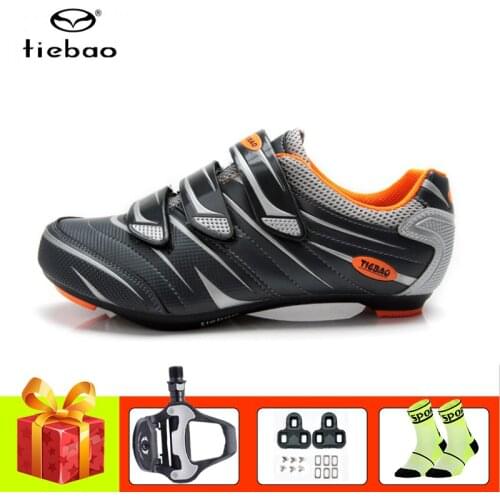 Tiebao sapatilha ciclismo cycling shoes 2019 road bicycle pedals self-locking breathable outdoor riding racing bike sneakers
