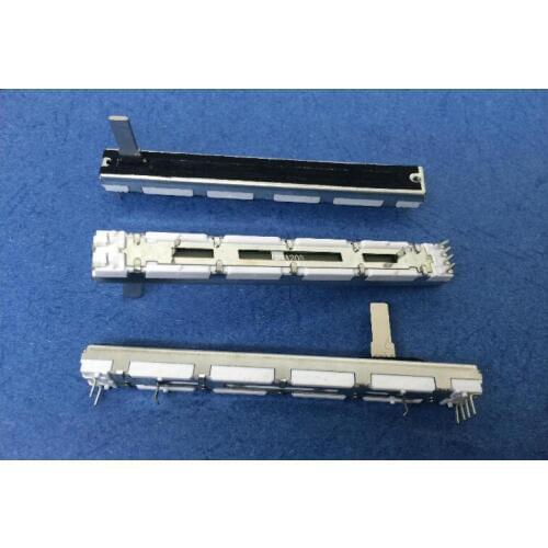 [VK] for MG166CX-USB 75mm A20Kx2 A20K A203 Yamaha stroke 60mm double mixer fader potentiometer Slide switch handle 15mm white