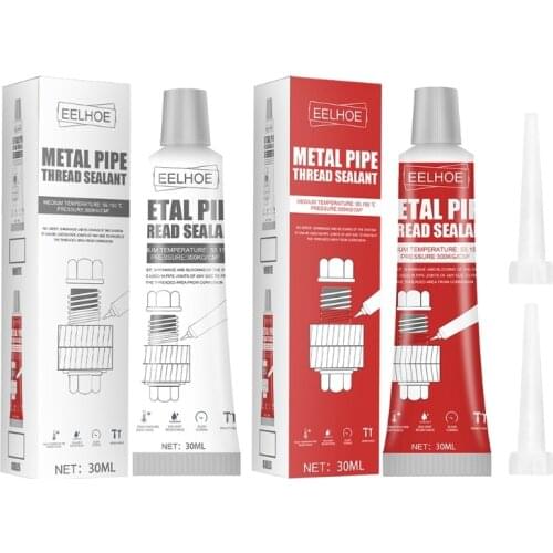 High Temperature Metal Pipe Thread Sealant Waterproof Threadlocker Strong sealing Multi-Purpose Thread Sealant (30ml)
