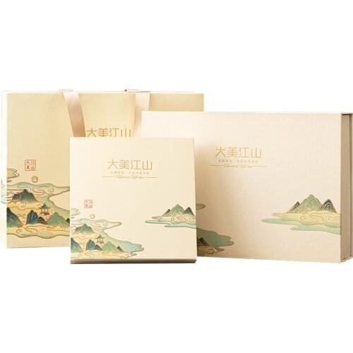 Xin Jia Yi Packaging Souvenir Cardboard Packaging Box Cylindrical Tea With Metal Lid Paper Cans