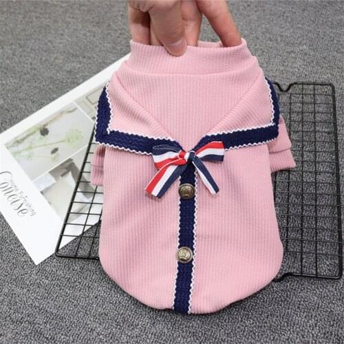 Dog Sweater Clothes for Small Dogs Winter Warm Pet Clothing Puppy Cat Sweatshirt Chihuahua Costume Coat Cute Student Outfit