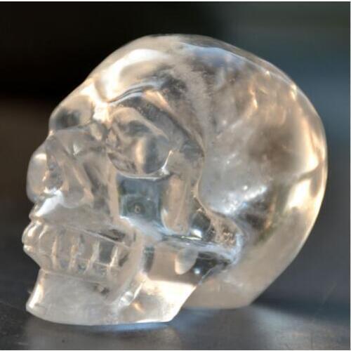 1pcs Natural crystal, transparent skull, reiki, crystal healing