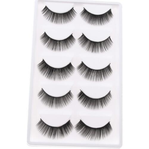 5 Pairs Plastic Thick False Doll make up Eyelashes For Blythe Doll Eye Makeup Black DIY Accessories