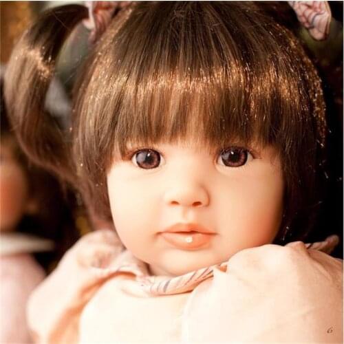 60cm Silicone Vinyl Reborn Baby Doll Toys Girls Brinquedos Lifelike Princess Play House Baby Dolls Christmas Gifts Bebes reborn