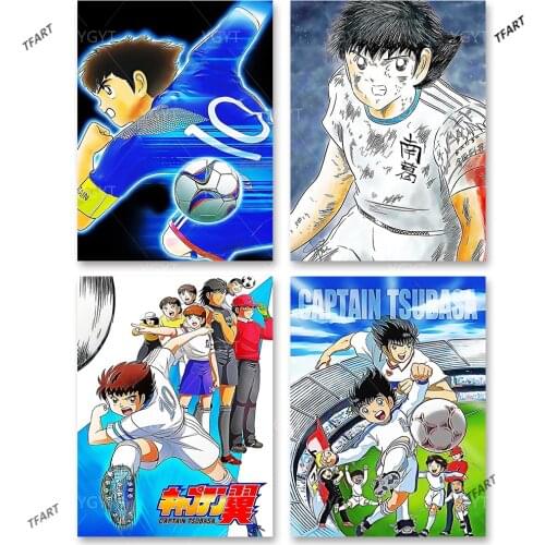 Diamond Painting Japan Captain Tsubasa Anime Painting Diamond Inlaid Diamond Embroidery Cross Stitch Home Decoration Diamond Art