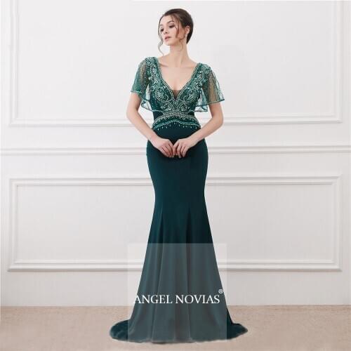 Angel Novias Womens Satin Dresses