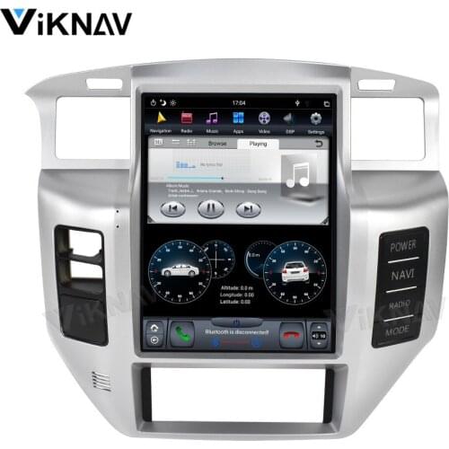 For Nissan Patrol Y61 2004-2019 Android Car radio Multimedia Player Silver