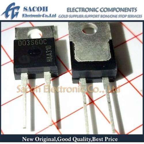 Free shipping 10Pcs IDT03S60C D03S60C TO-220 3A 600V SiC Silicon Carbide Schottky Diode