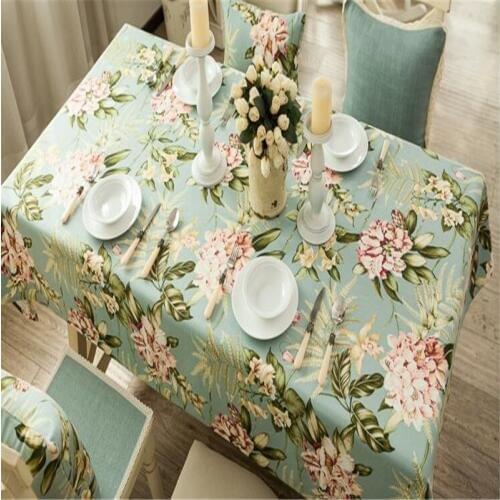 Free Shipping Flower Boom Tablecloth Home Quality Coffee Tea Pad Natural Cup Mat Dinning Decorate Gift Blanket Antependium