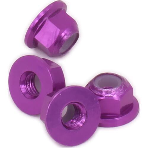 Alloy Wheel Lock Nut 4mm M4 For Rc Hobby Model Car 1-12 Wltoys 12428 12423 Monster Truck nuts Short Course Off-Road