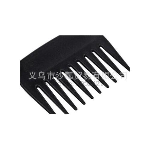 By dhl or ems 500pcs Comb Black Plastic Heat-resistant Wide Tooth Comb For Hair Styling Tool new