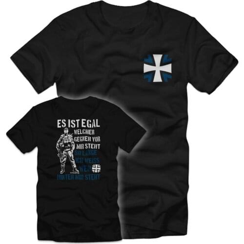 Camaraderie Opponents Allies Team. Bundeswehr Motto Cross T-Shirt. Summer Cotton O-Neck Short Sleeve Mens T Shirt New S-3XL