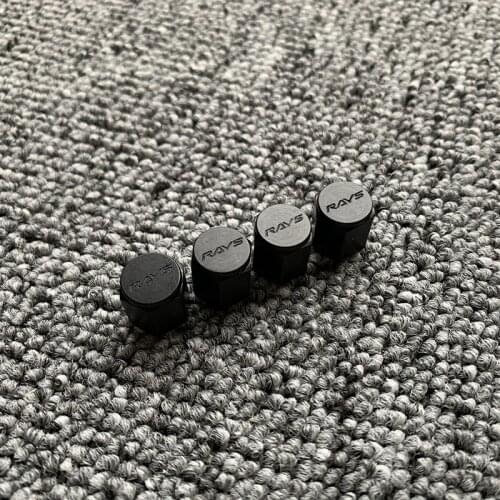 TIRE VALVE STEM CAPS FORGED ALUMINUM BLUE UNIVERSAL JDM car 4 VOLK RACING RAYS