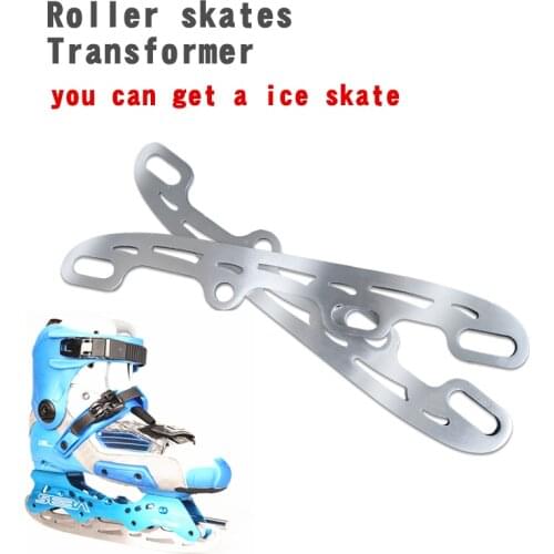 Roller Skate Ski ice Blade Inline Figure Ice Hockey Skate Replaceable For Adult Kid roller skates transformer Ice-Skating shoes