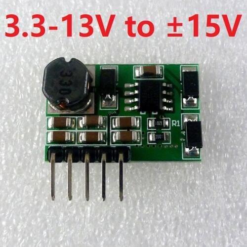 8W 3.3-13V to +-15V Dual Output power supply DC/DC Step up Converter module for 7812 7912 LCD