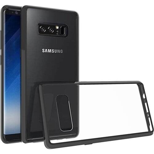 Soft Silicon TPU/PC Case For Samsung Galaxy Note 8 Fundas Capa Shockproof Crystal Clear Shell Hard Back Cover For Samsung Note 8