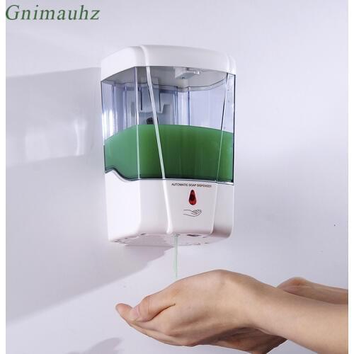 Soap dispenser Battery powered 600ml wall mounted automatic infrared sensor non-contact kitchen soap liquid pump