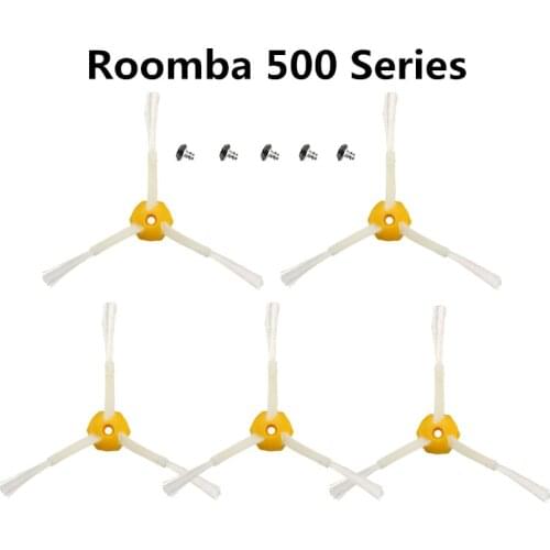 5pcs Accessories Three-paw-Side brush For Irobot Roomba 500 510 530 540 550 560 570 580 590 Robotic Vacuum Cleaner Spare Part
