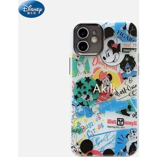 DISNEY Mickey silicone case for iPhone 11 Pro Xs Max iPhone SE 2020 7 8 Plus 360 Full Cover zz0420-5