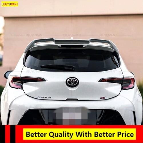 For Toyota Corolla Hatchback Spoiler 20192020 Spoiler With Light High Quality ABS Material Car Rear Wing Primer Color Spoiler