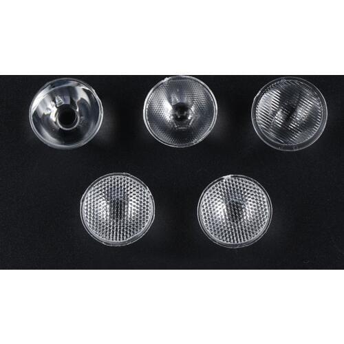 DIY Convoy T5 T6 U2 High Reflectivity LED Lens for Convoy Flashlight Lantern Spotlights Lamp Torch Accessory