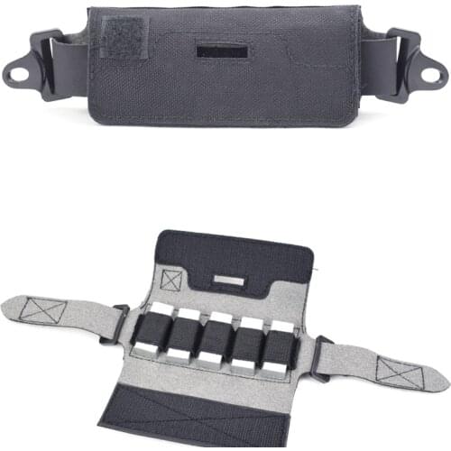 Airsoft Tactical Helmet Balancing Counterweight Bag Helmet Fast Rear Balance Battery Bag Hunting Combat Helmet Accessories Pouch